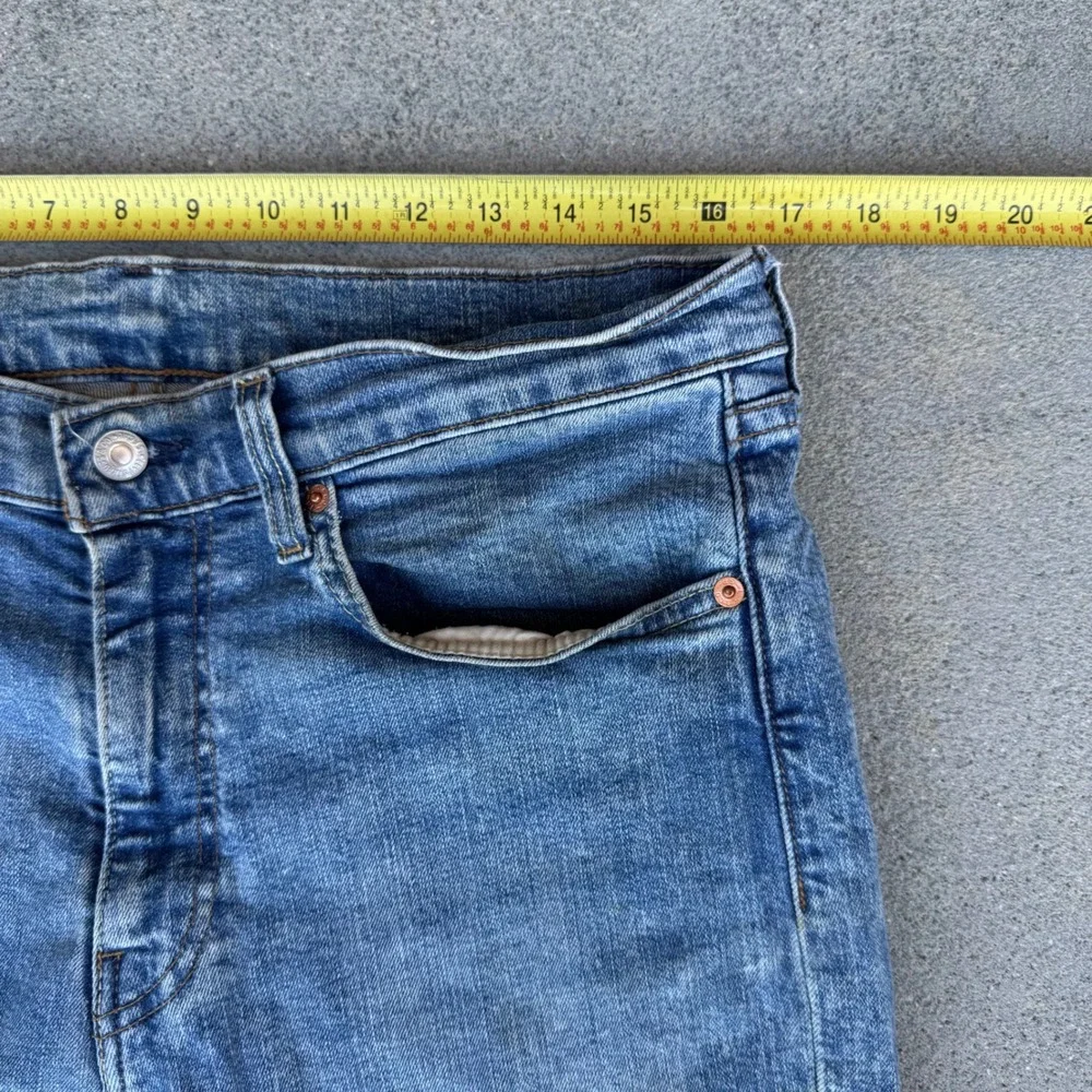 Levi's Premium 514 Straight Fit Mens Jeans Blue WaterLess 34x30